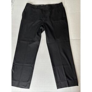 Lauren Ralph Lauren men's flat front dress pants black size 42 x 32